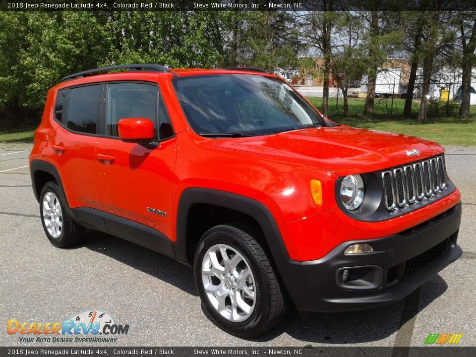 2018 Jeep Renegade Latitude 4x4 Colorado Red / Black Photo #4