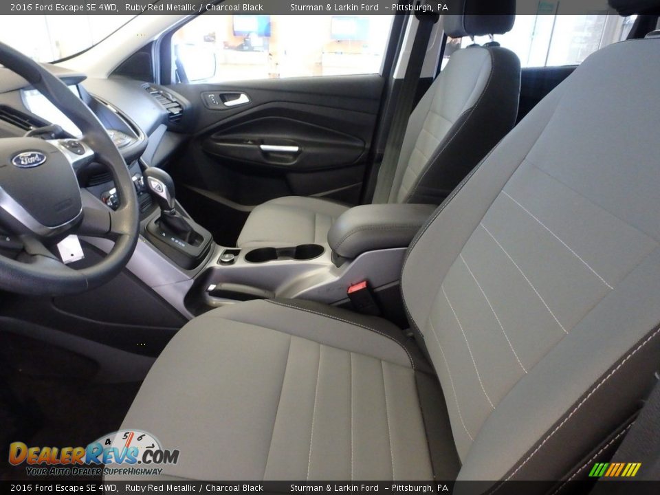 2016 Ford Escape SE 4WD Ruby Red Metallic / Charcoal Black Photo #7
