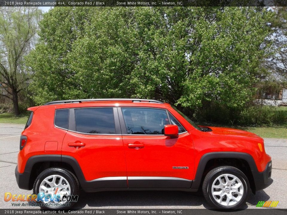 2018 Jeep Renegade Latitude 4x4 Colorado Red / Black Photo #5