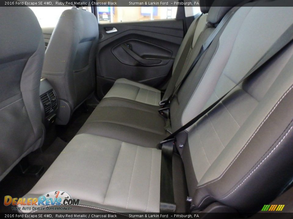 2016 Ford Escape SE 4WD Ruby Red Metallic / Charcoal Black Photo #8