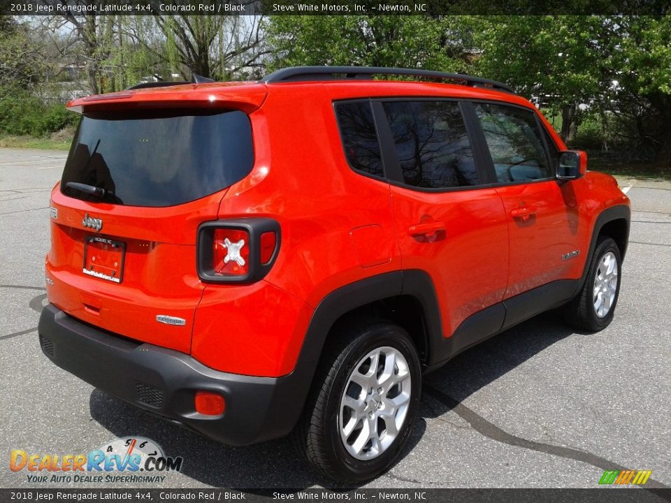2018 Jeep Renegade Latitude 4x4 Colorado Red / Black Photo #6