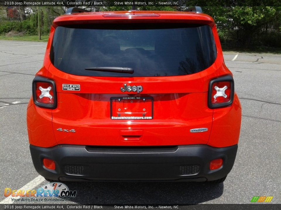 2018 Jeep Renegade Latitude 4x4 Colorado Red / Black Photo #7