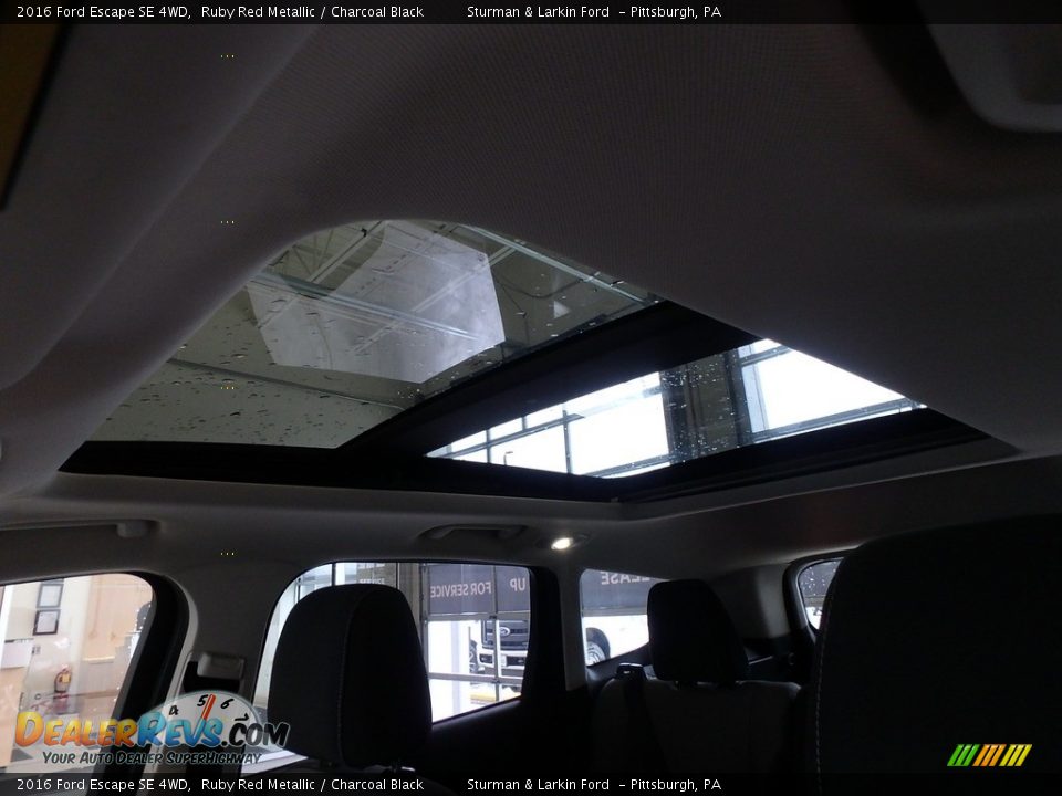 2016 Ford Escape SE 4WD Ruby Red Metallic / Charcoal Black Photo #12