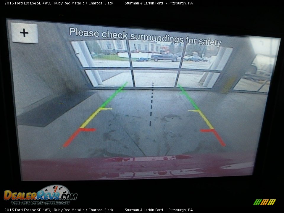 2016 Ford Escape SE 4WD Ruby Red Metallic / Charcoal Black Photo #13
