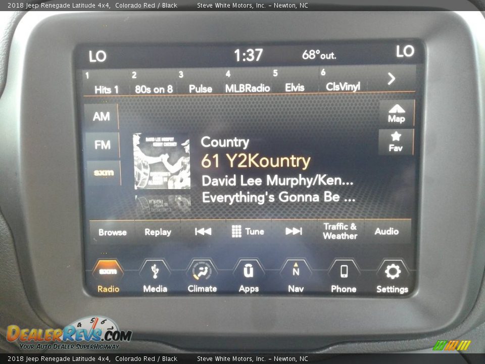 2018 Jeep Renegade Latitude 4x4 Colorado Red / Black Photo #19