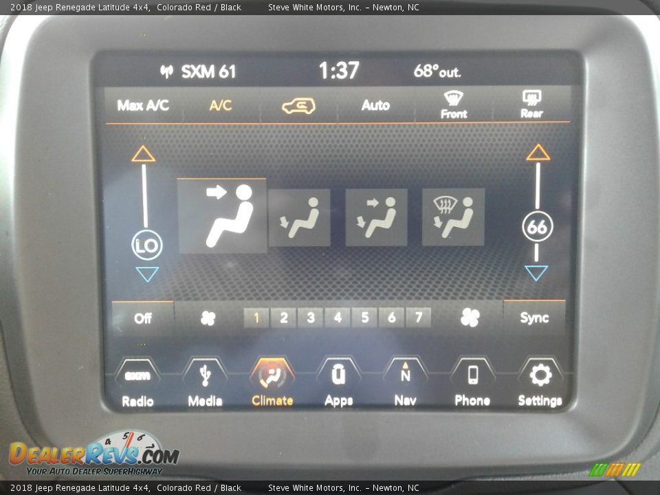 2018 Jeep Renegade Latitude 4x4 Colorado Red / Black Photo #21