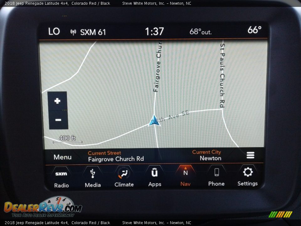 2018 Jeep Renegade Latitude 4x4 Colorado Red / Black Photo #22