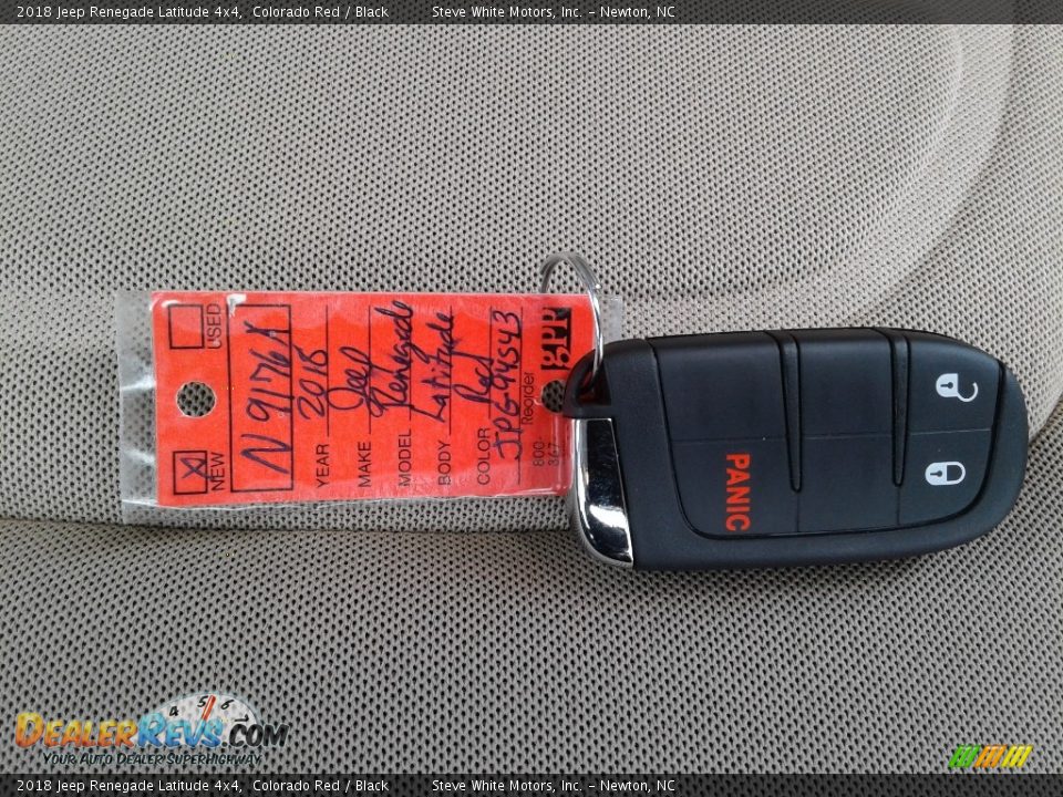 2018 Jeep Renegade Latitude 4x4 Colorado Red / Black Photo #28