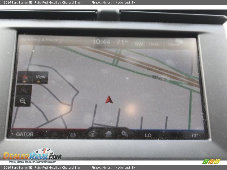 2016 Ford Fusion SE Ruby Red Metallic / Charcoal Black Photo #17