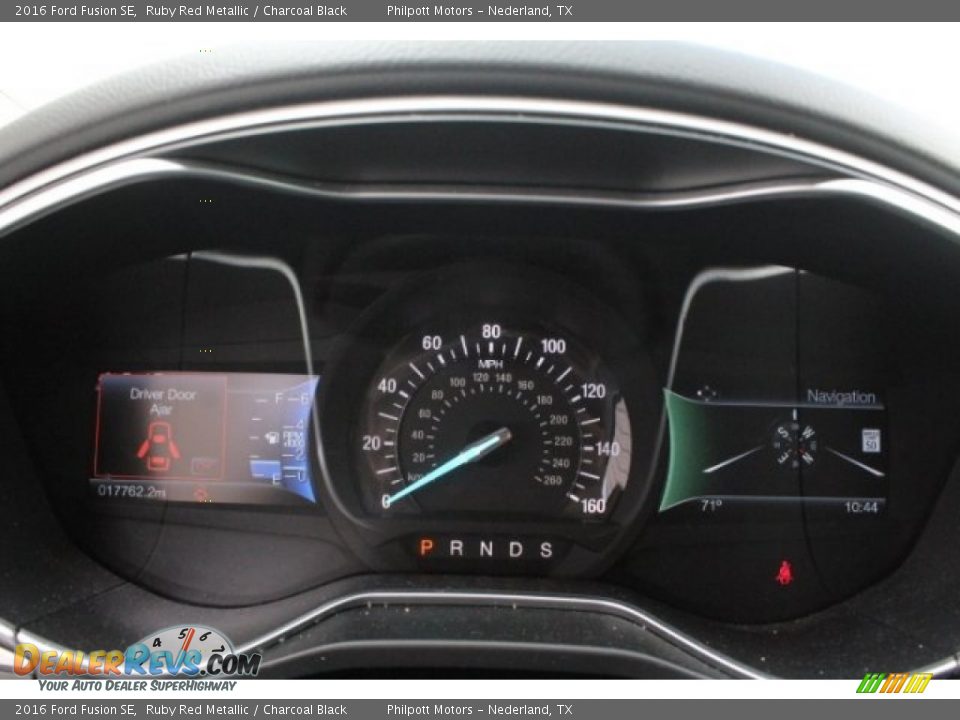 2016 Ford Fusion SE Ruby Red Metallic / Charcoal Black Photo #22