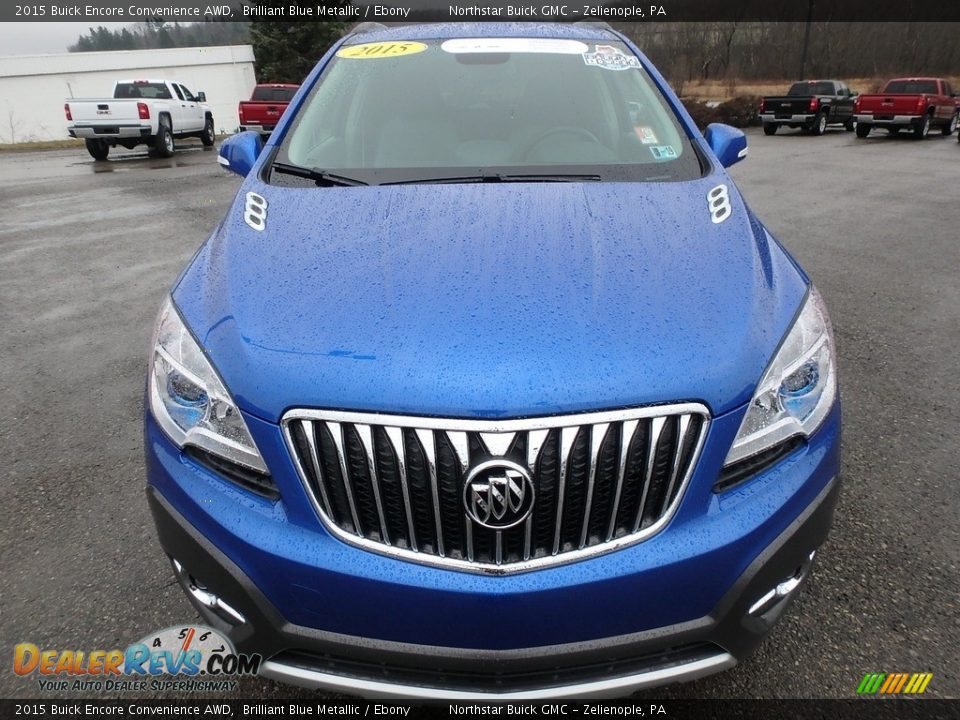2015 Buick Encore Convenience AWD Brilliant Blue Metallic / Ebony Photo #2