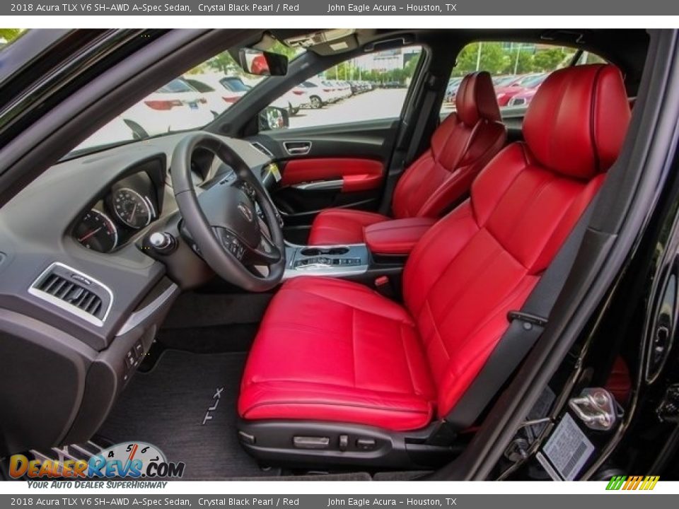 Front Seat of 2018 Acura TLX V6 SH-AWD A-Spec Sedan Photo #17