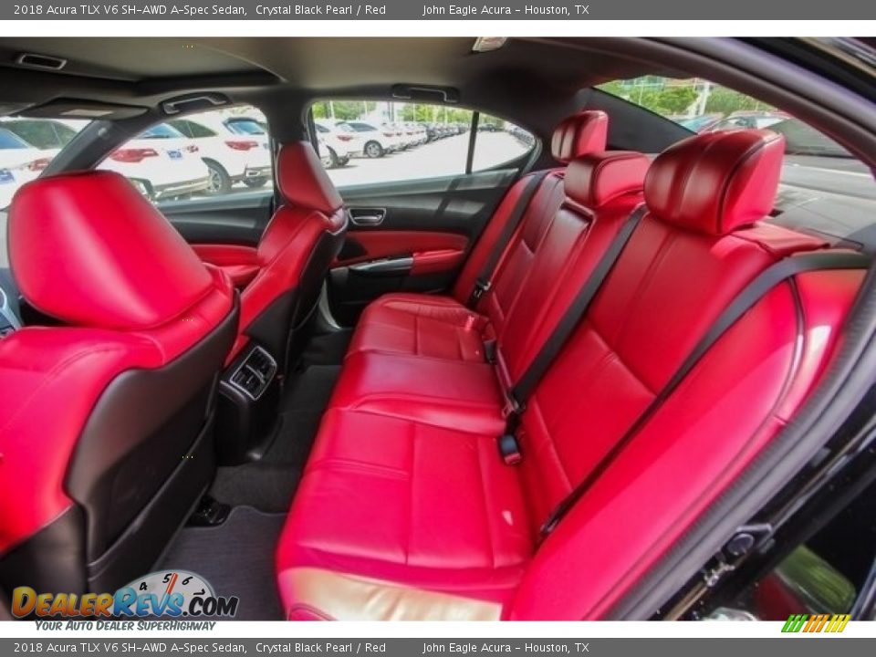 Rear Seat of 2018 Acura TLX V6 SH-AWD A-Spec Sedan Photo #19