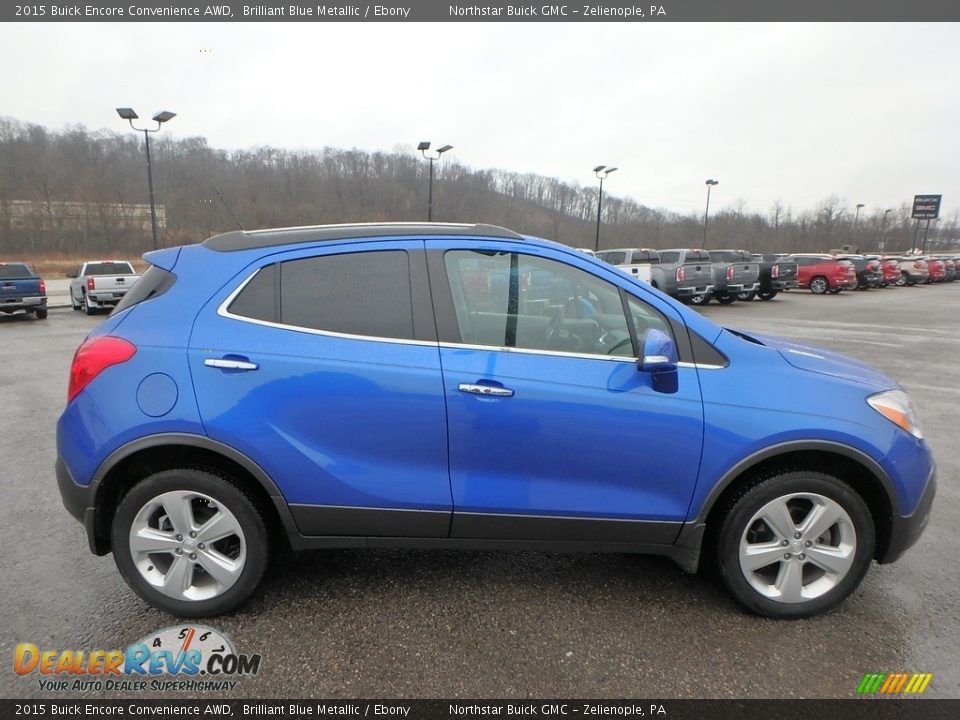 2015 Buick Encore Convenience AWD Brilliant Blue Metallic / Ebony Photo #5