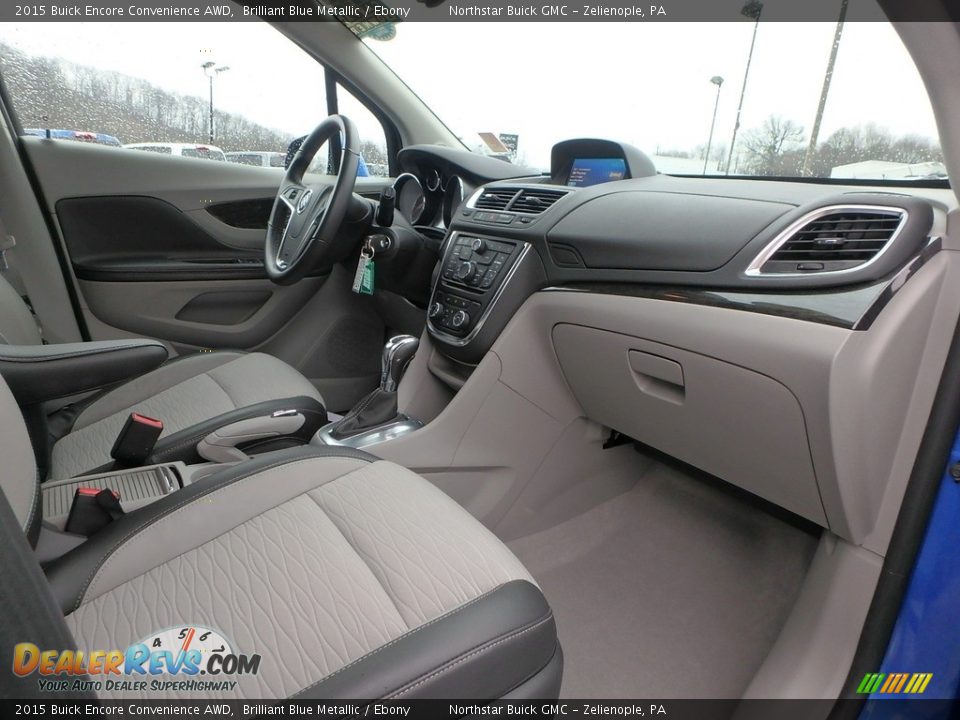 2015 Buick Encore Convenience AWD Brilliant Blue Metallic / Ebony Photo #6