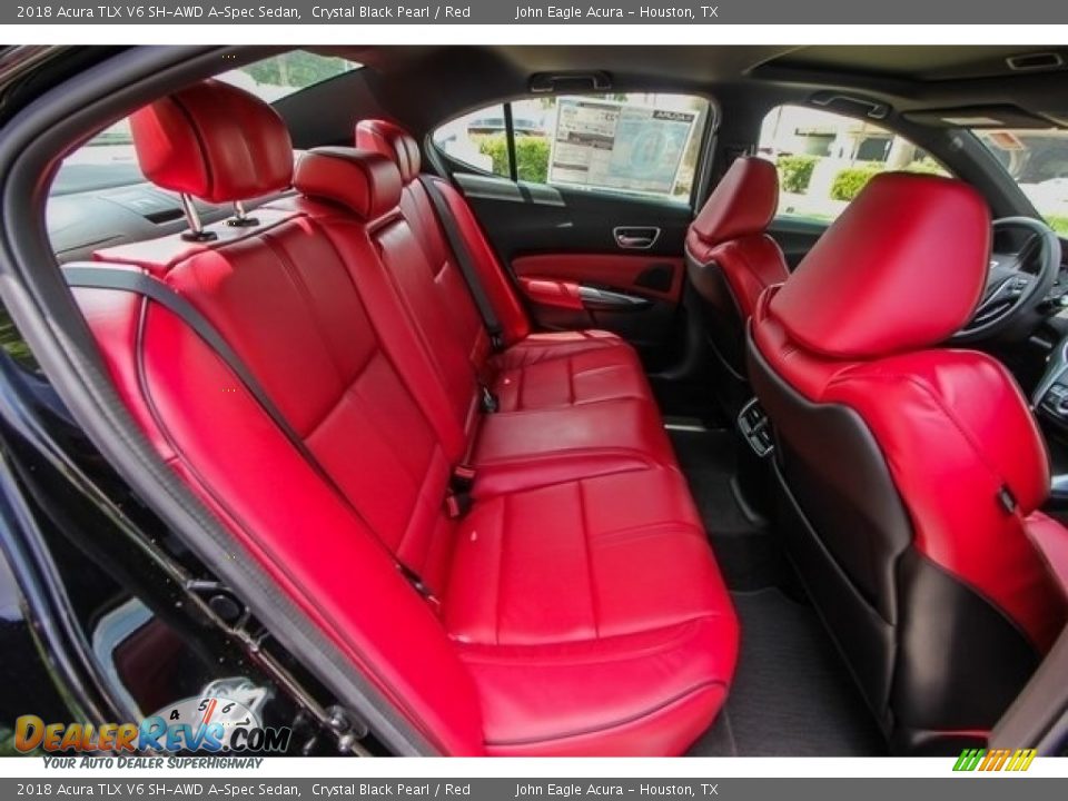 Rear Seat of 2018 Acura TLX V6 SH-AWD A-Spec Sedan Photo #22
