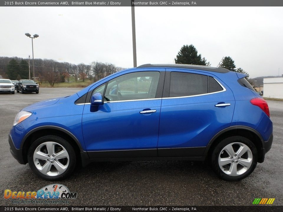 2015 Buick Encore Convenience AWD Brilliant Blue Metallic / Ebony Photo #13