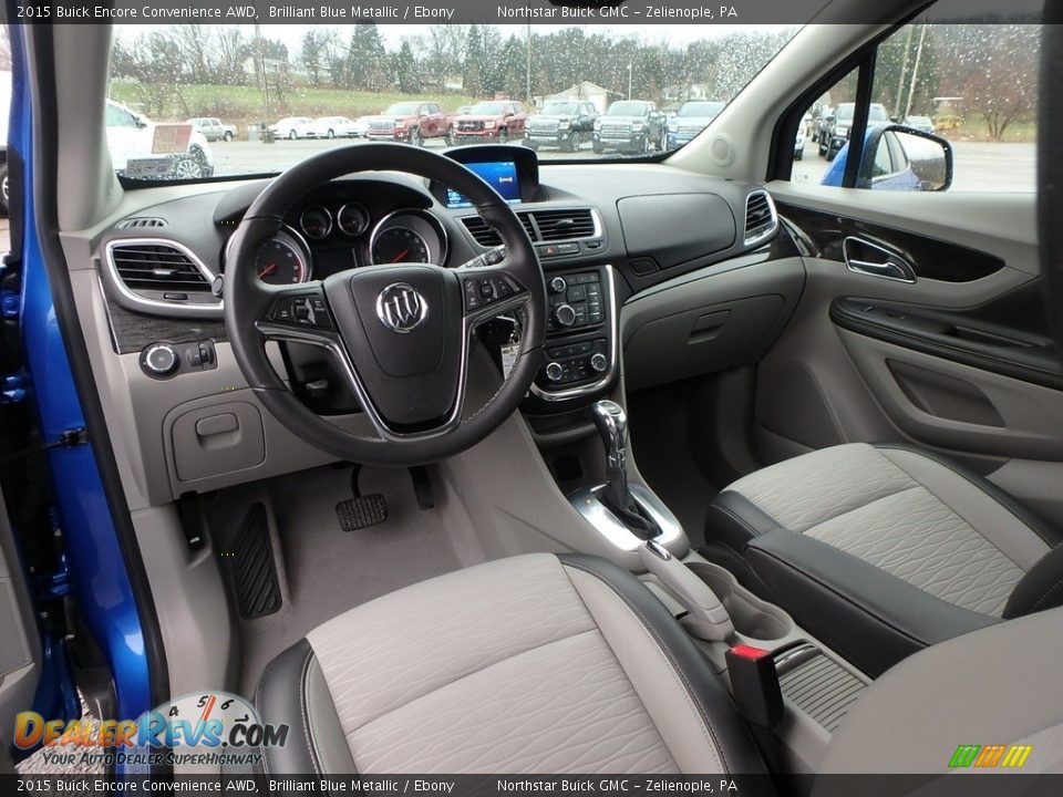 2015 Buick Encore Convenience AWD Brilliant Blue Metallic / Ebony Photo #17