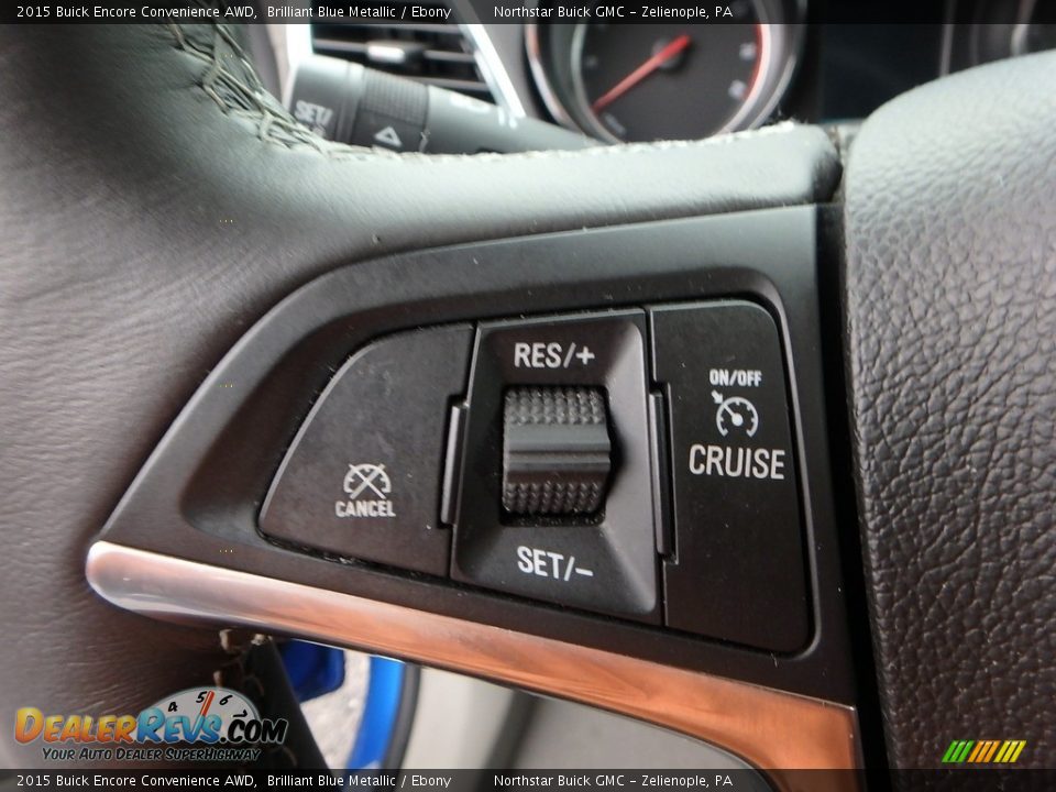 2015 Buick Encore Convenience AWD Brilliant Blue Metallic / Ebony Photo #25