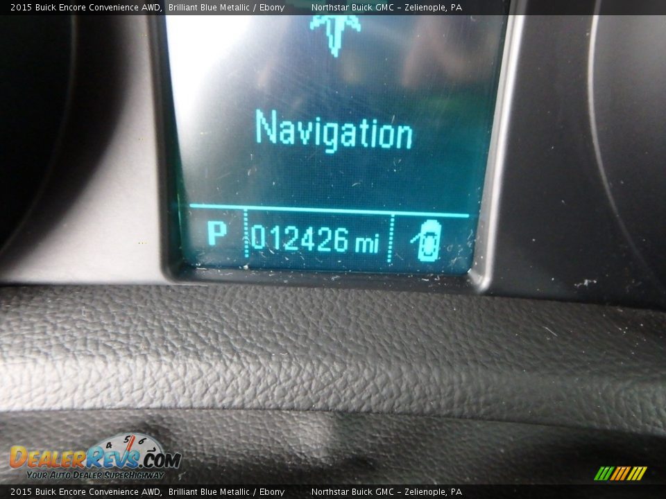 2015 Buick Encore Convenience AWD Brilliant Blue Metallic / Ebony Photo #30