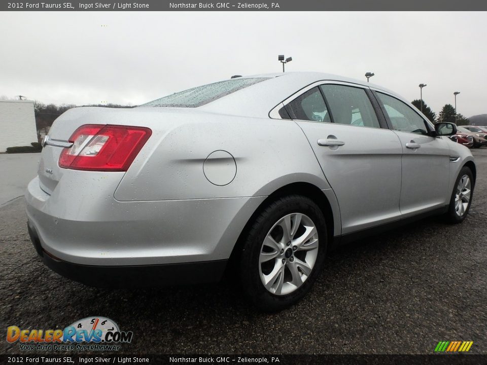 2012 Ford Taurus SEL Ingot Silver / Light Stone Photo #10