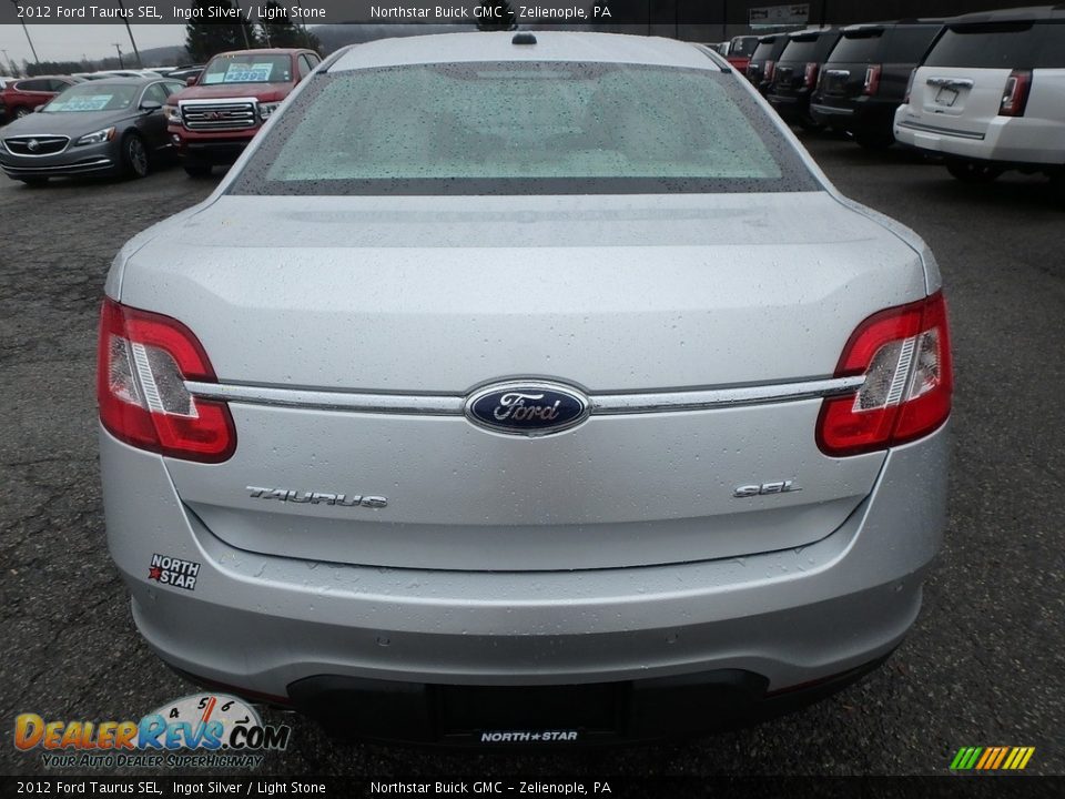 2012 Ford Taurus SEL Ingot Silver / Light Stone Photo #11