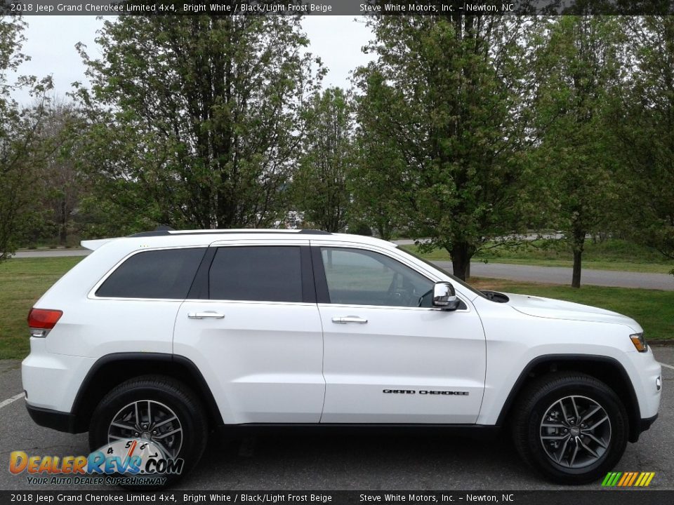 2018 Jeep Grand Cherokee Limited 4x4 Bright White / Black/Light Frost Beige Photo #5