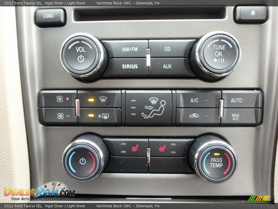 2012 Ford Taurus SEL Ingot Silver / Light Stone Photo #28