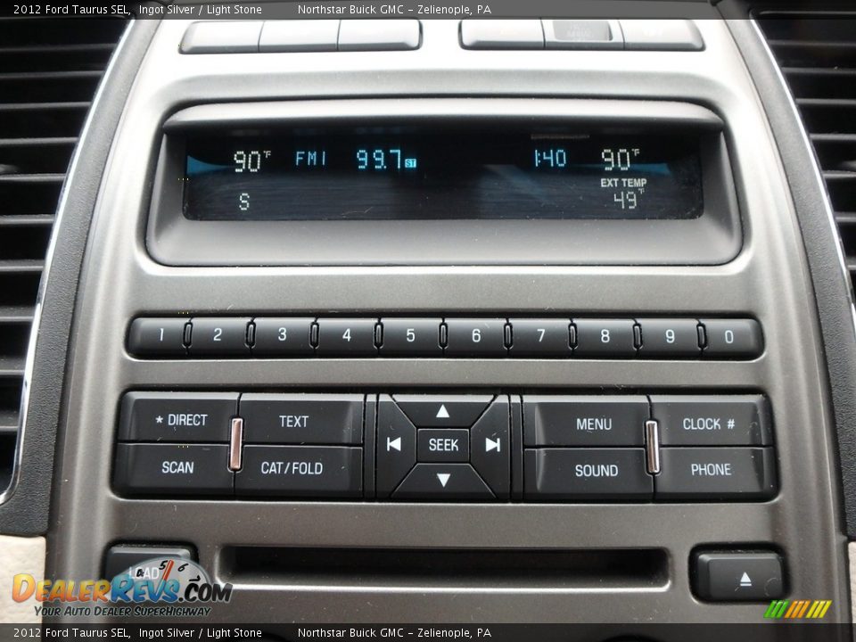 2012 Ford Taurus SEL Ingot Silver / Light Stone Photo #29