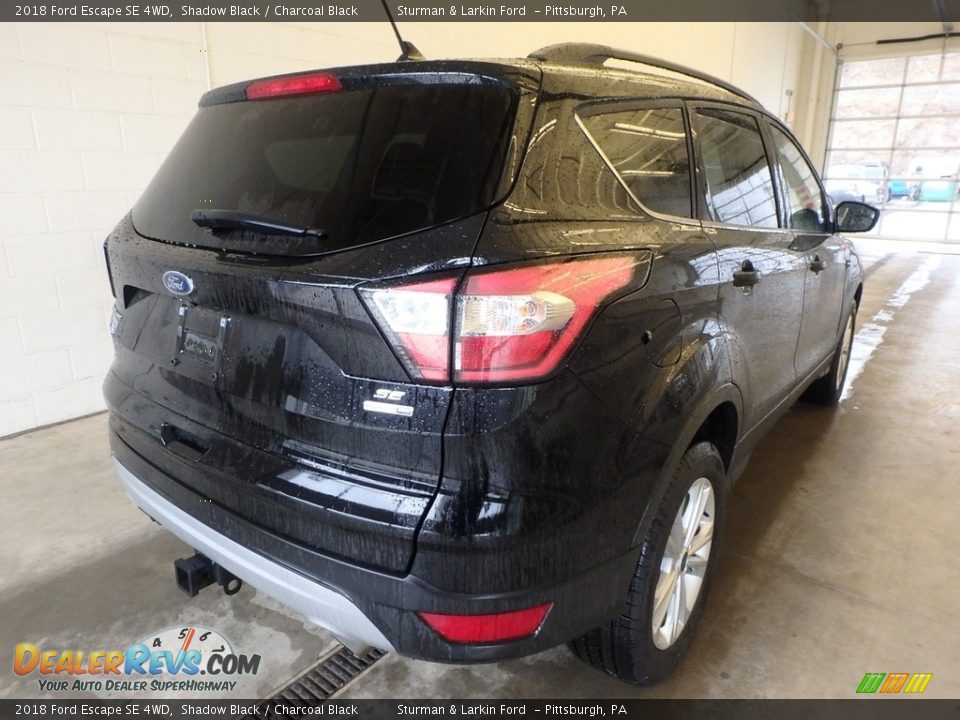 2018 Ford Escape SE 4WD Shadow Black / Charcoal Black Photo #2