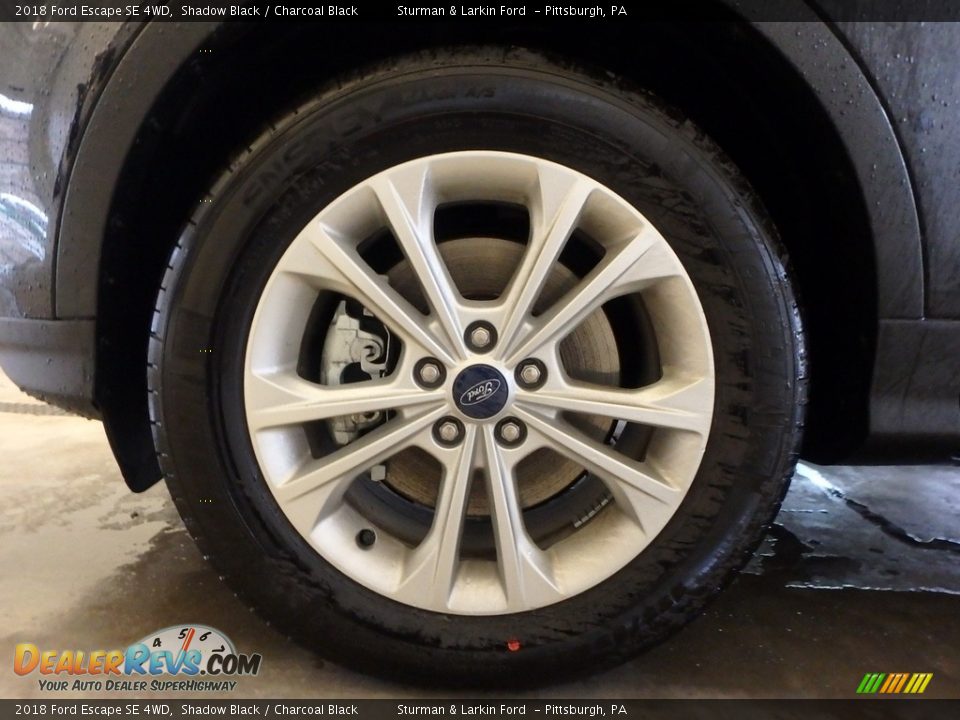 2018 Ford Escape SE 4WD Shadow Black / Charcoal Black Photo #5