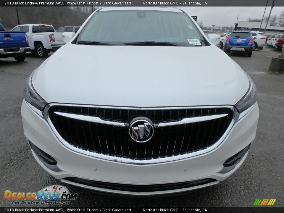 2018 Buick Enclave Premium AWD White Frost Tricoat / Dark Galvanized Photo #2