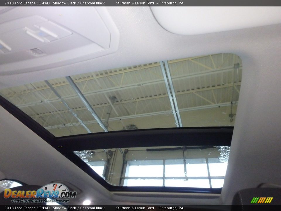 2018 Ford Escape SE 4WD Shadow Black / Charcoal Black Photo #12