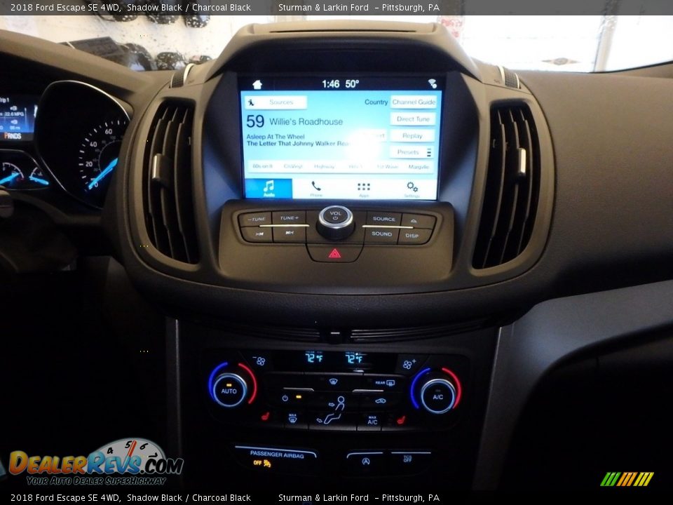 2018 Ford Escape SE 4WD Shadow Black / Charcoal Black Photo #13