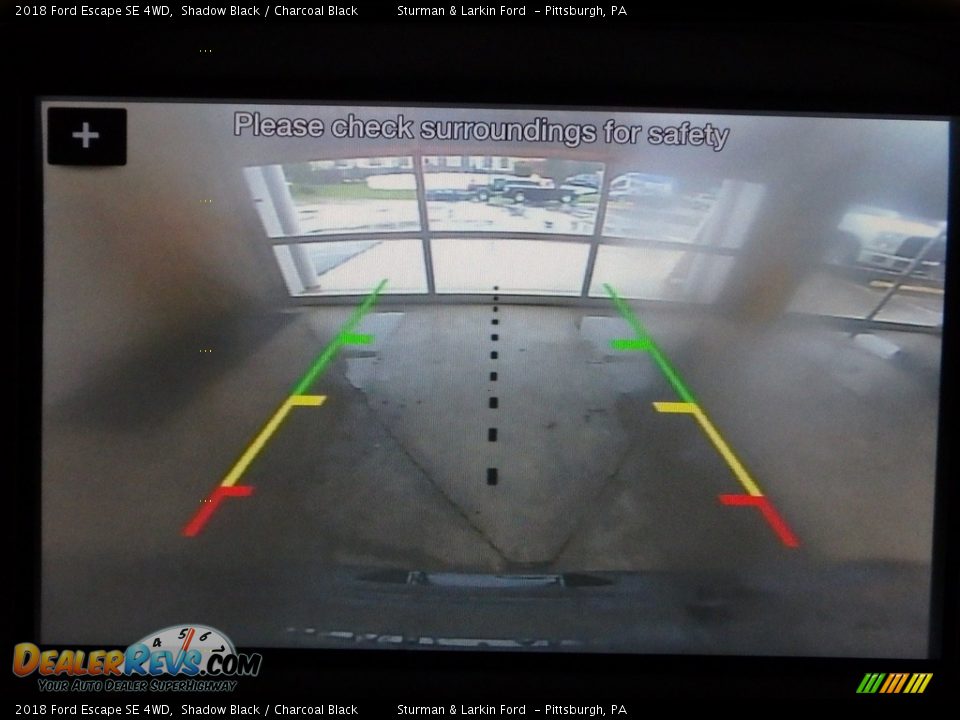 2018 Ford Escape SE 4WD Shadow Black / Charcoal Black Photo #14