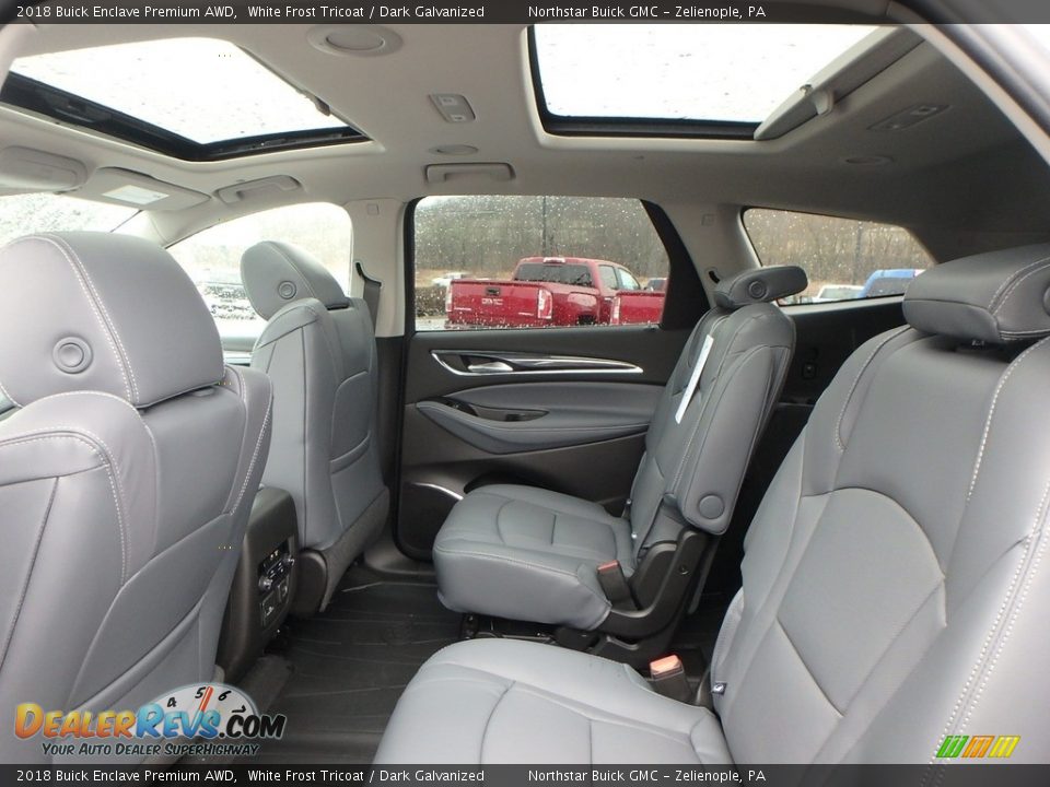 2018 Buick Enclave Premium AWD White Frost Tricoat / Dark Galvanized Photo #11