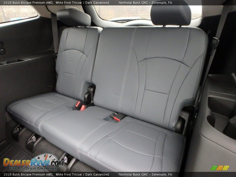 2018 Buick Enclave Premium AWD White Frost Tricoat / Dark Galvanized Photo #12