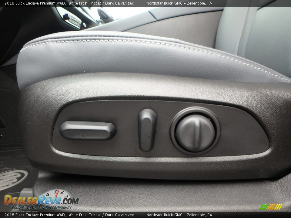 2018 Buick Enclave Premium AWD White Frost Tricoat / Dark Galvanized Photo #16