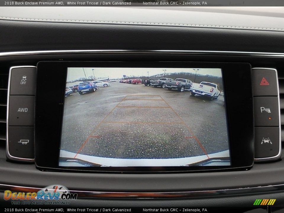 2018 Buick Enclave Premium AWD White Frost Tricoat / Dark Galvanized Photo #18