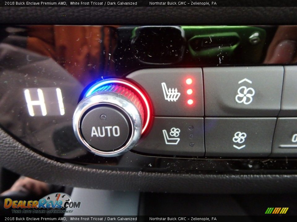 2018 Buick Enclave Premium AWD White Frost Tricoat / Dark Galvanized Photo #19