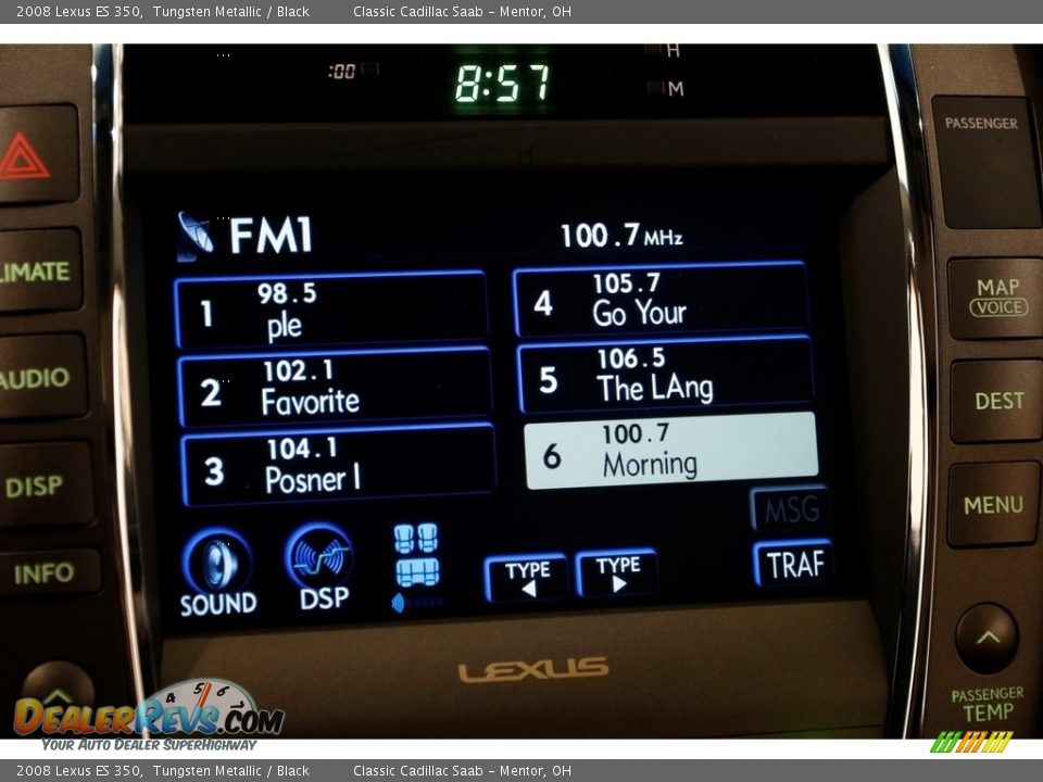 2008 Lexus ES 350 Tungsten Metallic / Black Photo #12