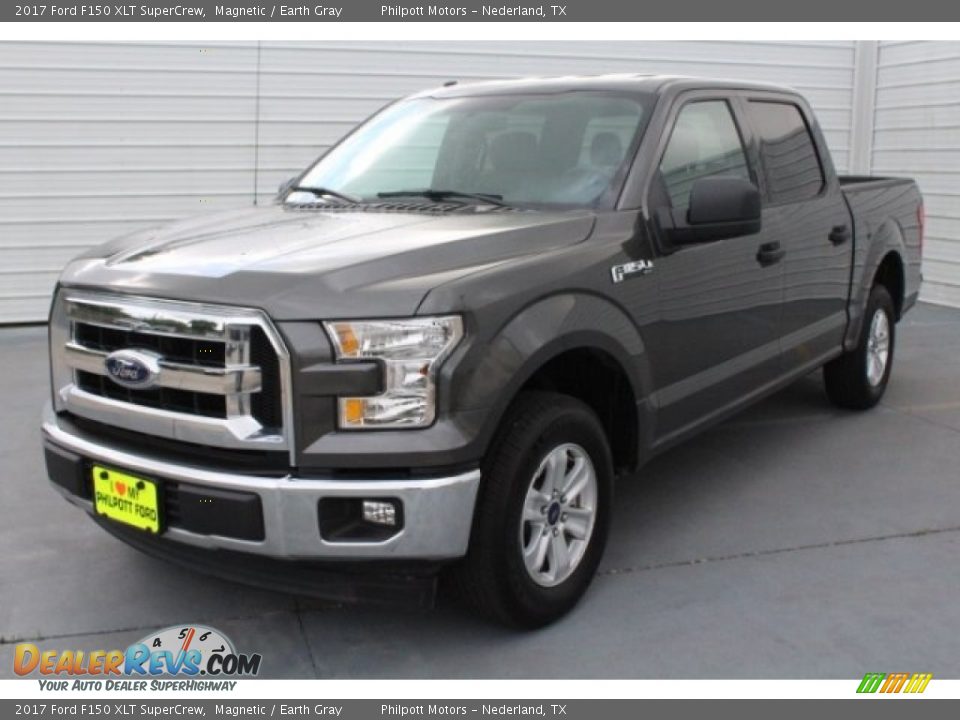 2017 Ford F150 XLT SuperCrew Magnetic / Earth Gray Photo #3