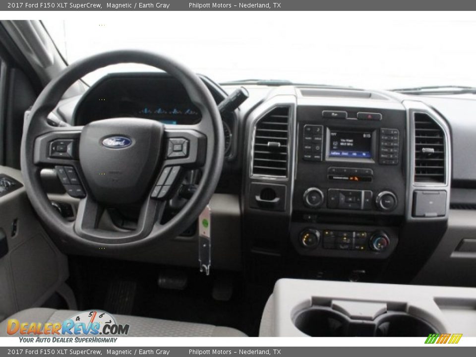 2017 Ford F150 XLT SuperCrew Magnetic / Earth Gray Photo #25