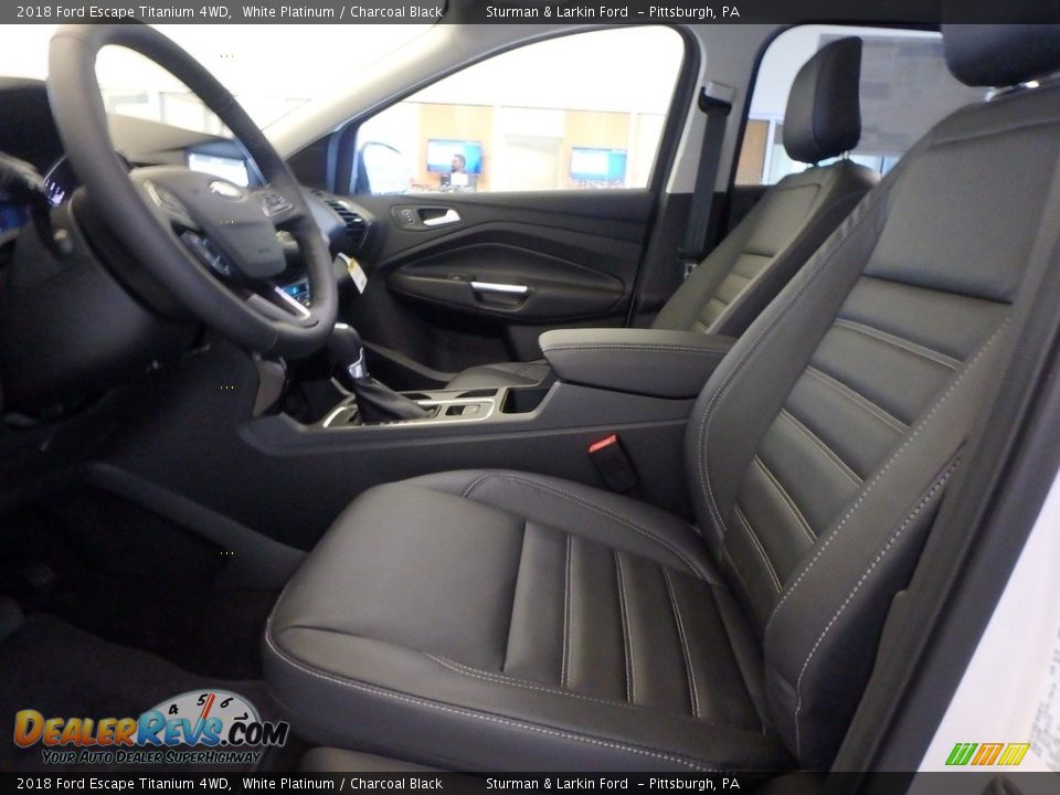 2018 Ford Escape Titanium 4WD White Platinum / Charcoal Black Photo #6