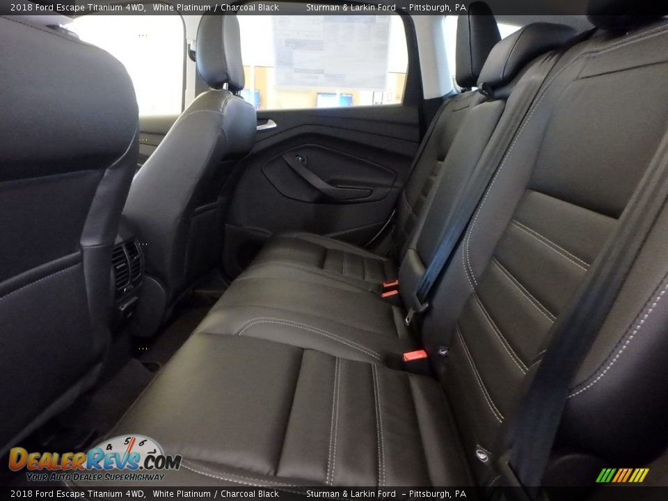 2018 Ford Escape Titanium 4WD White Platinum / Charcoal Black Photo #7