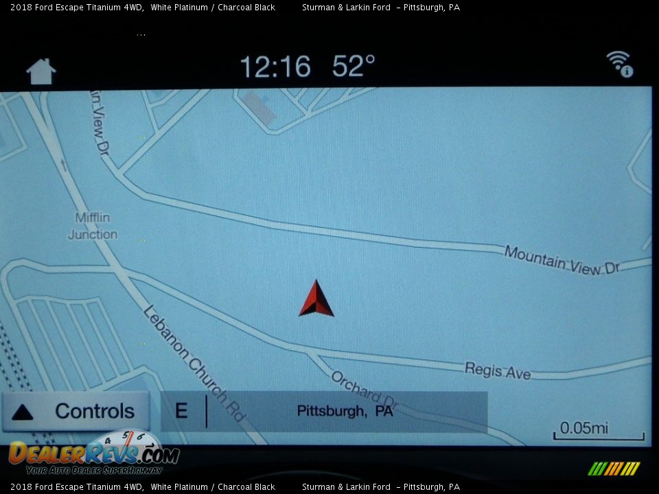 2018 Ford Escape Titanium 4WD White Platinum / Charcoal Black Photo #13