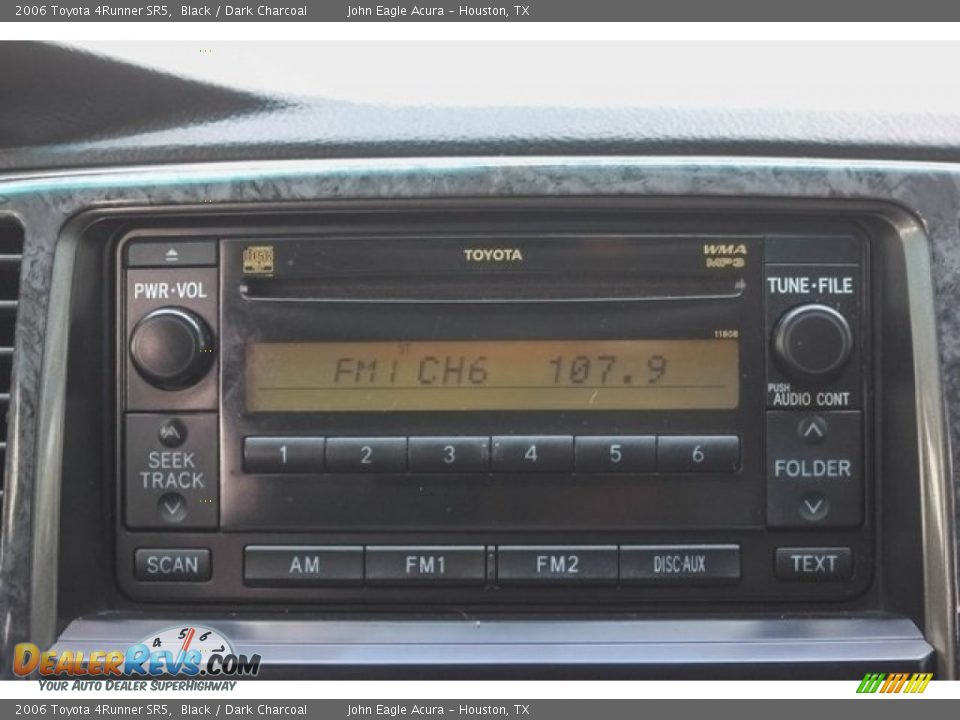 2006 Toyota 4Runner SR5 Black / Dark Charcoal Photo #30