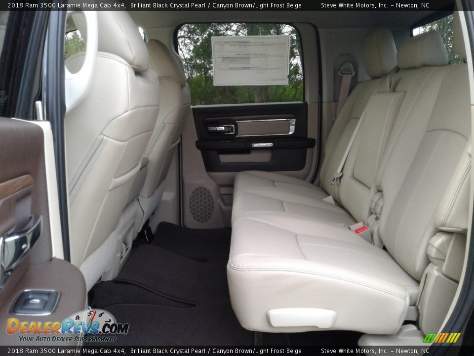 Rear Seat of 2018 Ram 3500 Laramie Mega Cab 4x4 Photo #10