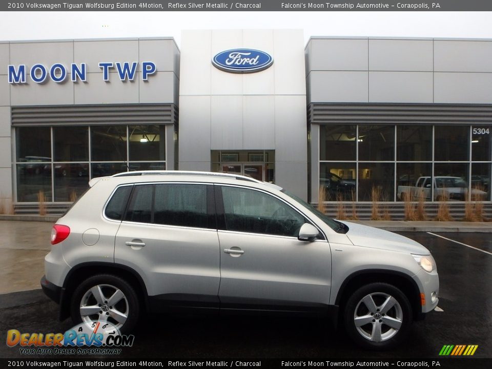 2010 Volkswagen Tiguan Wolfsburg Edition 4Motion Reflex Silver Metallic / Charcoal Photo #1