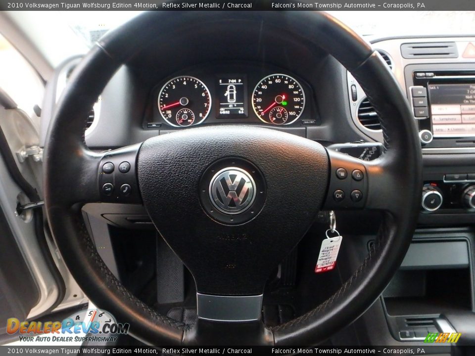 2010 Volkswagen Tiguan Wolfsburg Edition 4Motion Reflex Silver Metallic / Charcoal Photo #22